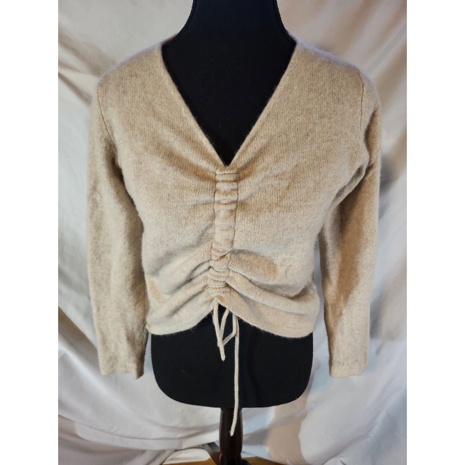 Nap Loungewear Yak  Wool Beige Sweater Size S